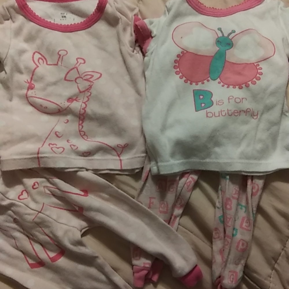 Bundle of baby pjs